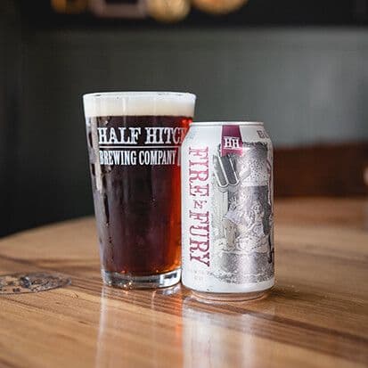 Fire N Fury Red Ale - Reusable Glass Growler + Fill