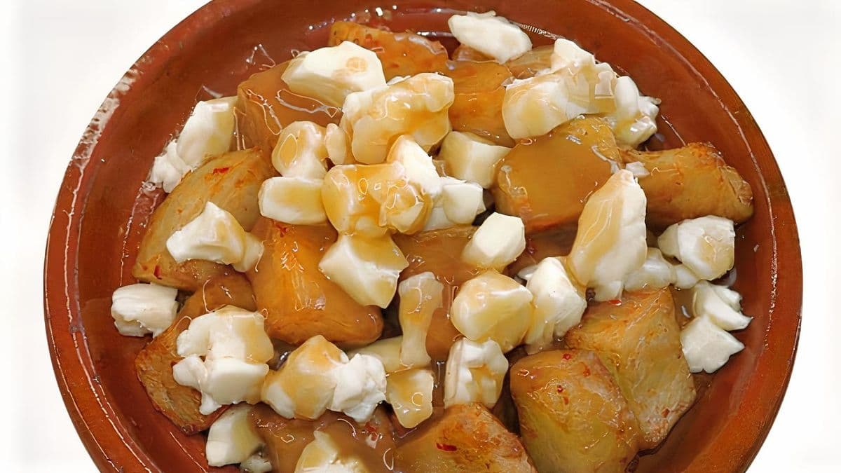 Poutine avec patate à l'ail