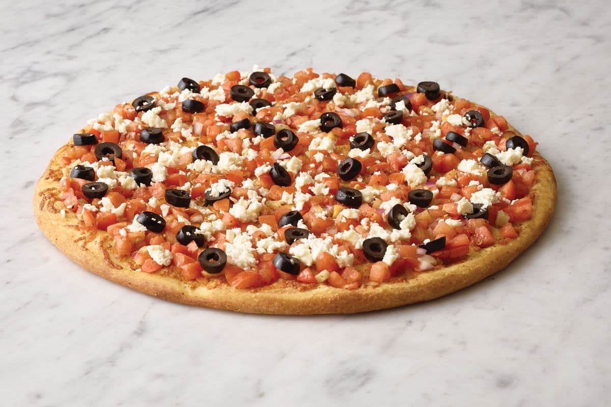 Small Greek Bruschetta Pizza