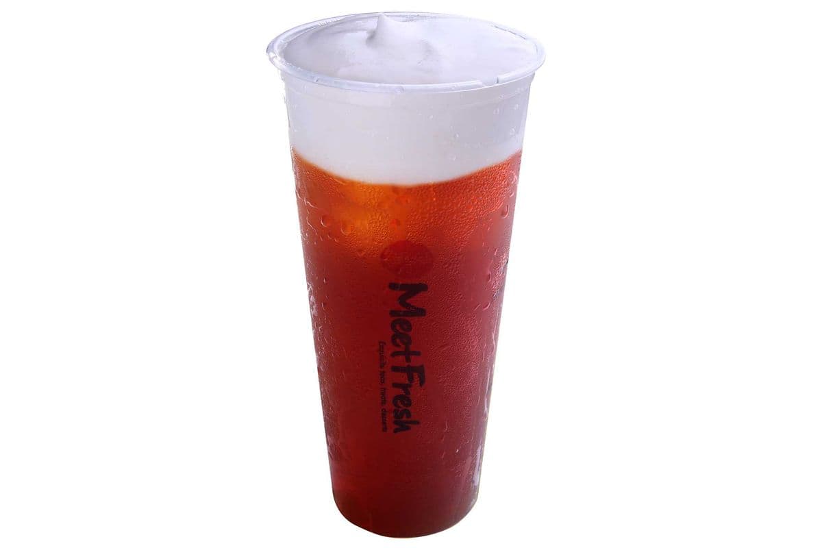 Black Tea with Whipped Cream (Large)