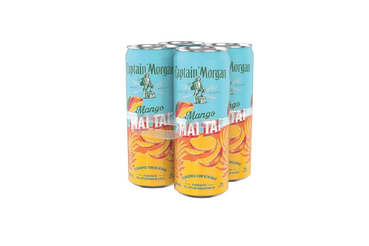 880559 - CAPTAIN MORGAN MANGO MAI TAI (4 x 355ML (CANS))