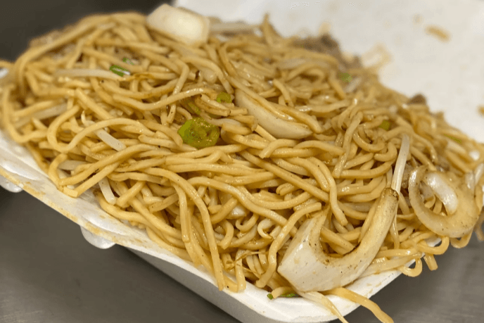 Pork Lo Mein (thin noodle)
