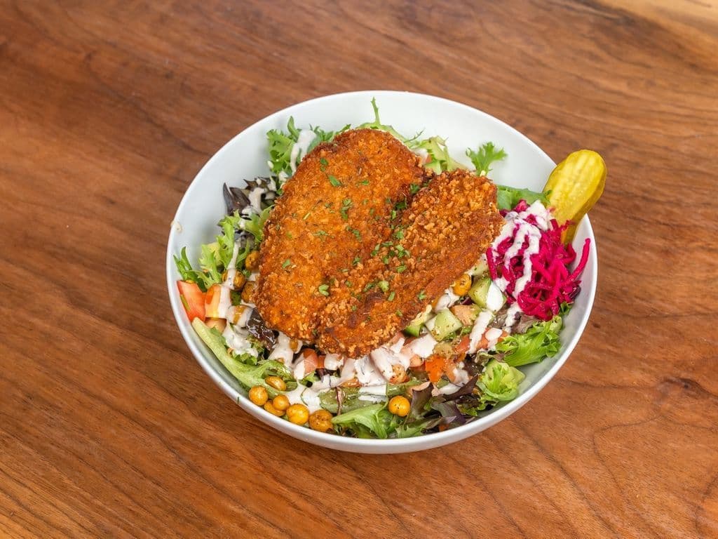 Crispy Chick'N Salad