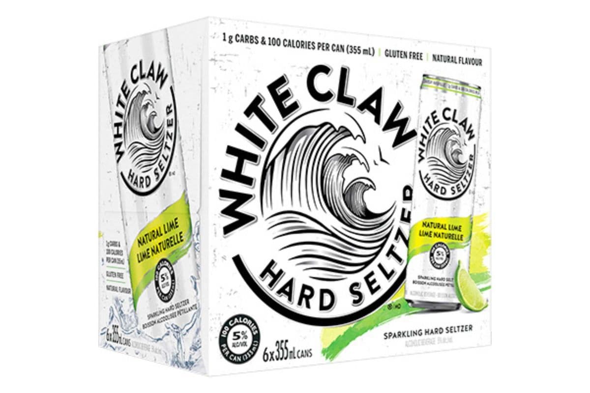 WHITE CLAW LIME 6 PK CANS ***ON SALE NOW***SUPER SAVING*** (1 x 6PK CANS )