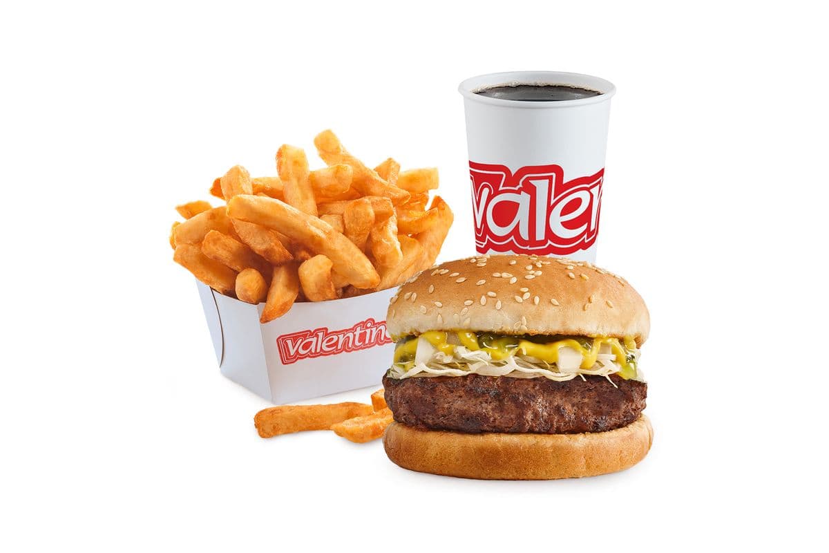 Trio hamburger et frites / Hamburger and Fries Trio