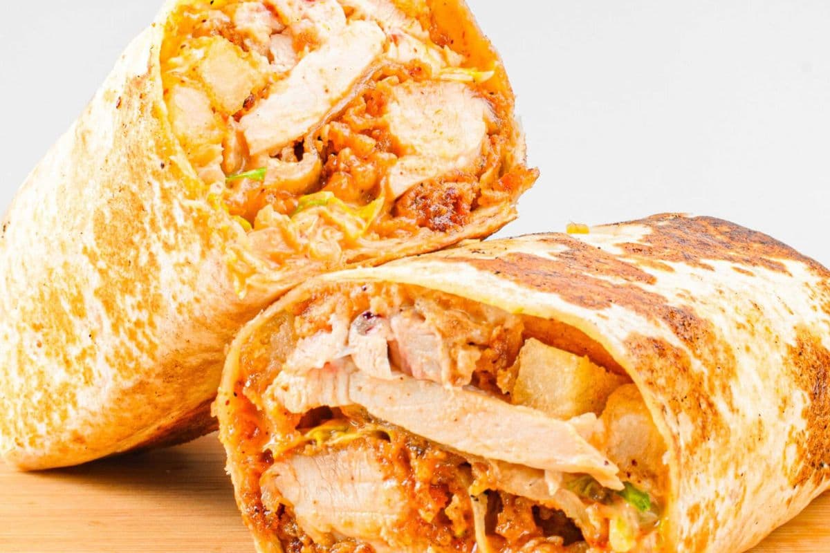BAM Crispy Chicken Wrap - Chipotle & Blue Cheese Sauce