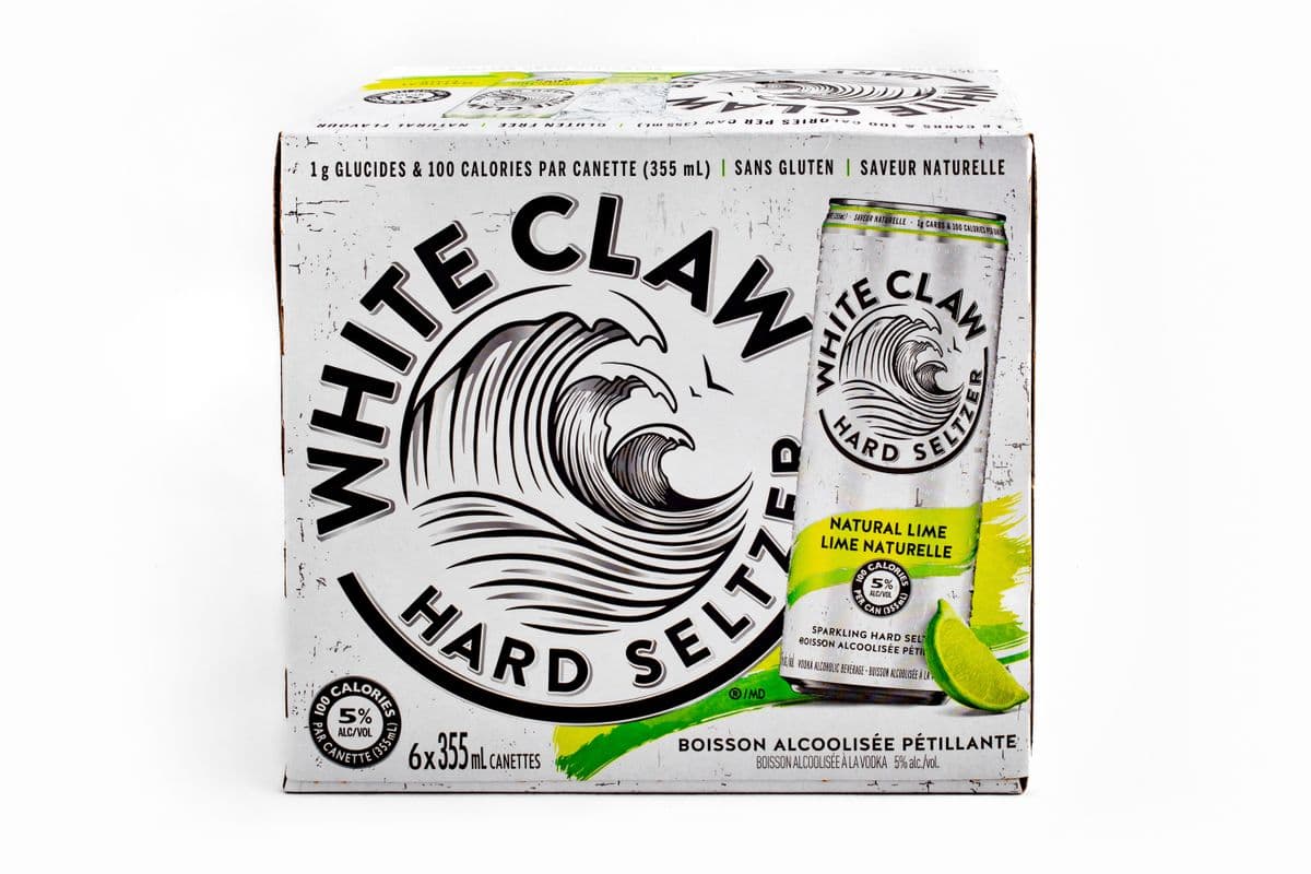 White Claw Natural Lime (6 x 355 ml)