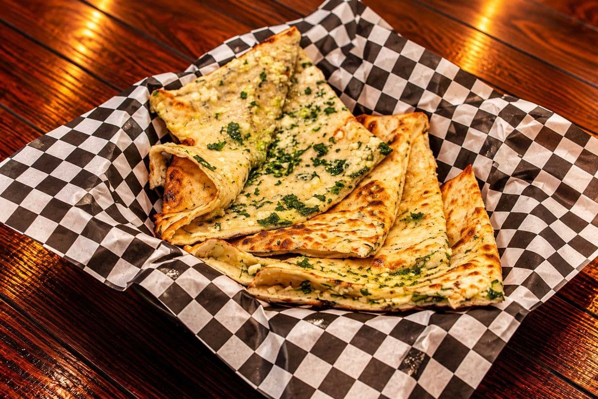 Spinach Paneer Naan