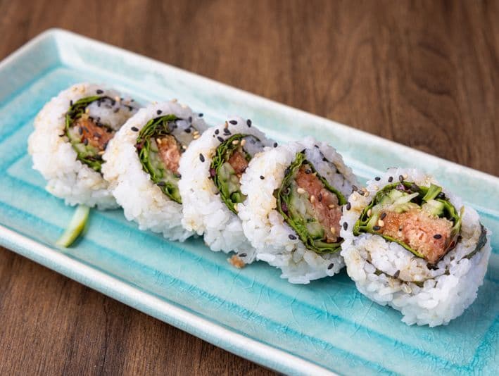 Vegan Spam Teriyaki Roll