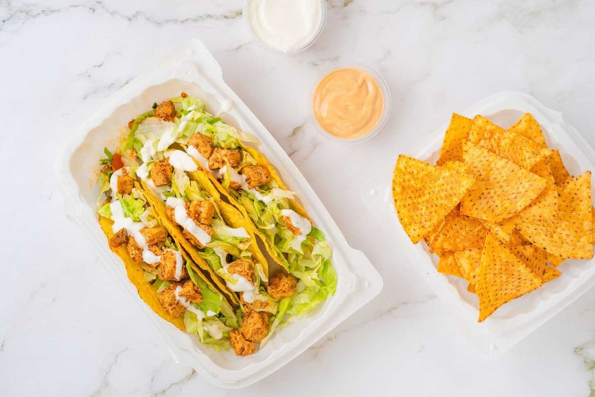 Organic Tofu Taco (220 - 300 cal)