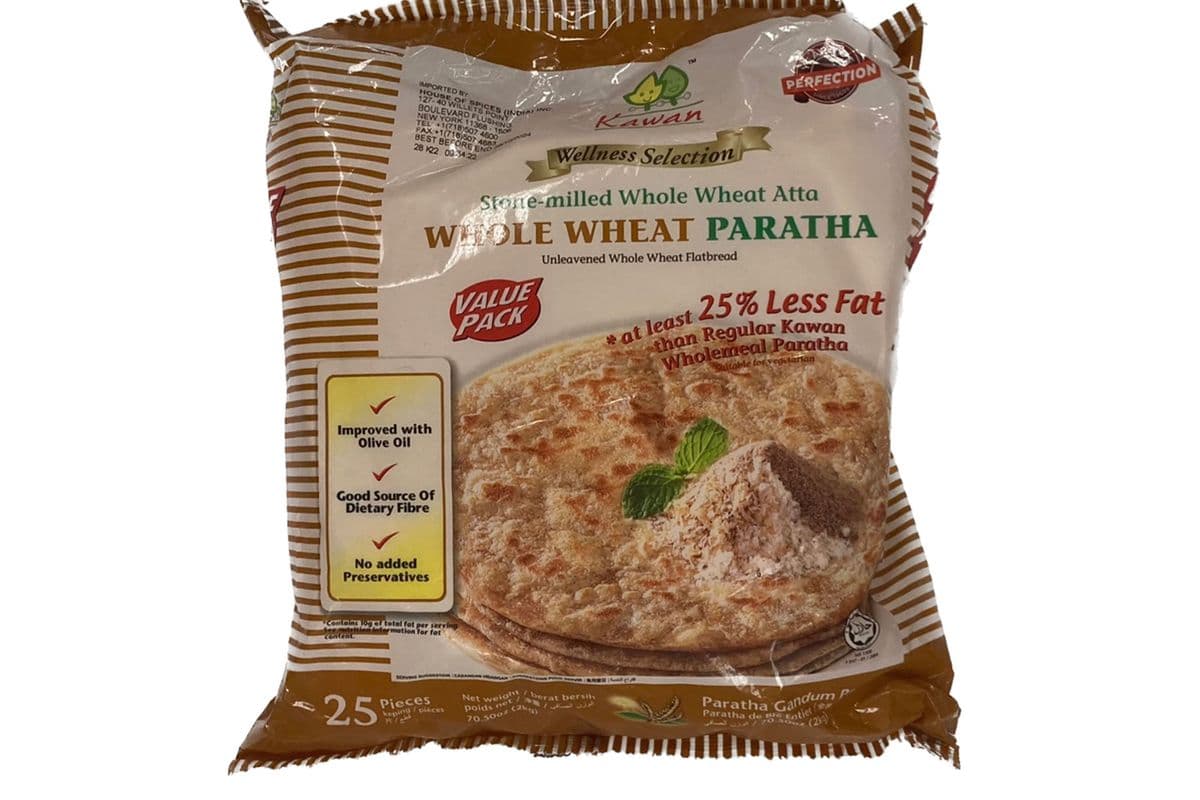Kawan Whole Wheat Paratha (25 Pieces) (2kg)