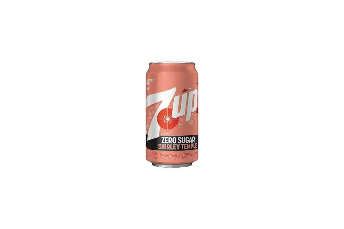 7UP SHIRLEY TEMPLE ZERO SUGAR (POMEGRANATE & CHERRY SODA) (355ML)
