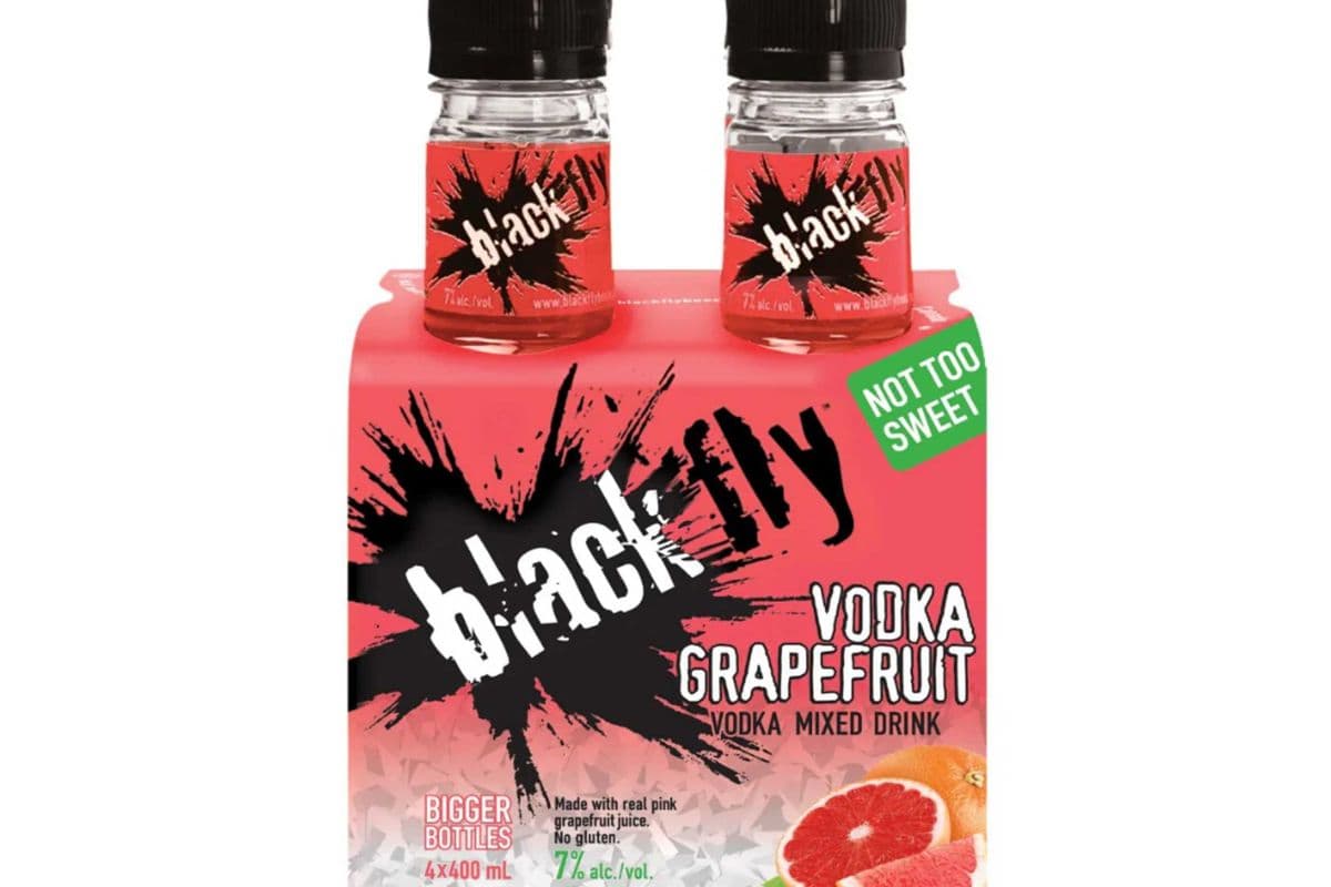 Black Fly Vodka Grapefruit (4 Bottles) (4 x 4*440ML)