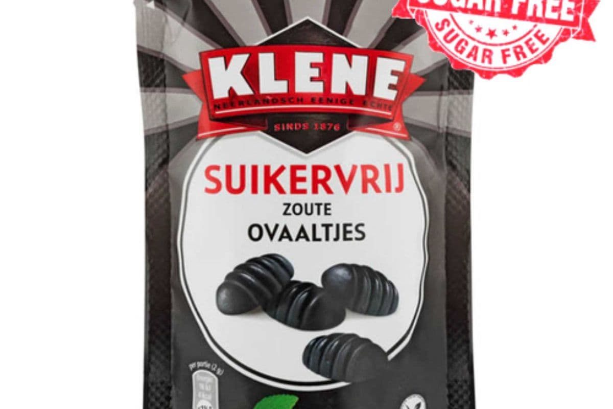 Klene Sugarfree Licorice - Salty Ovals (105 g)