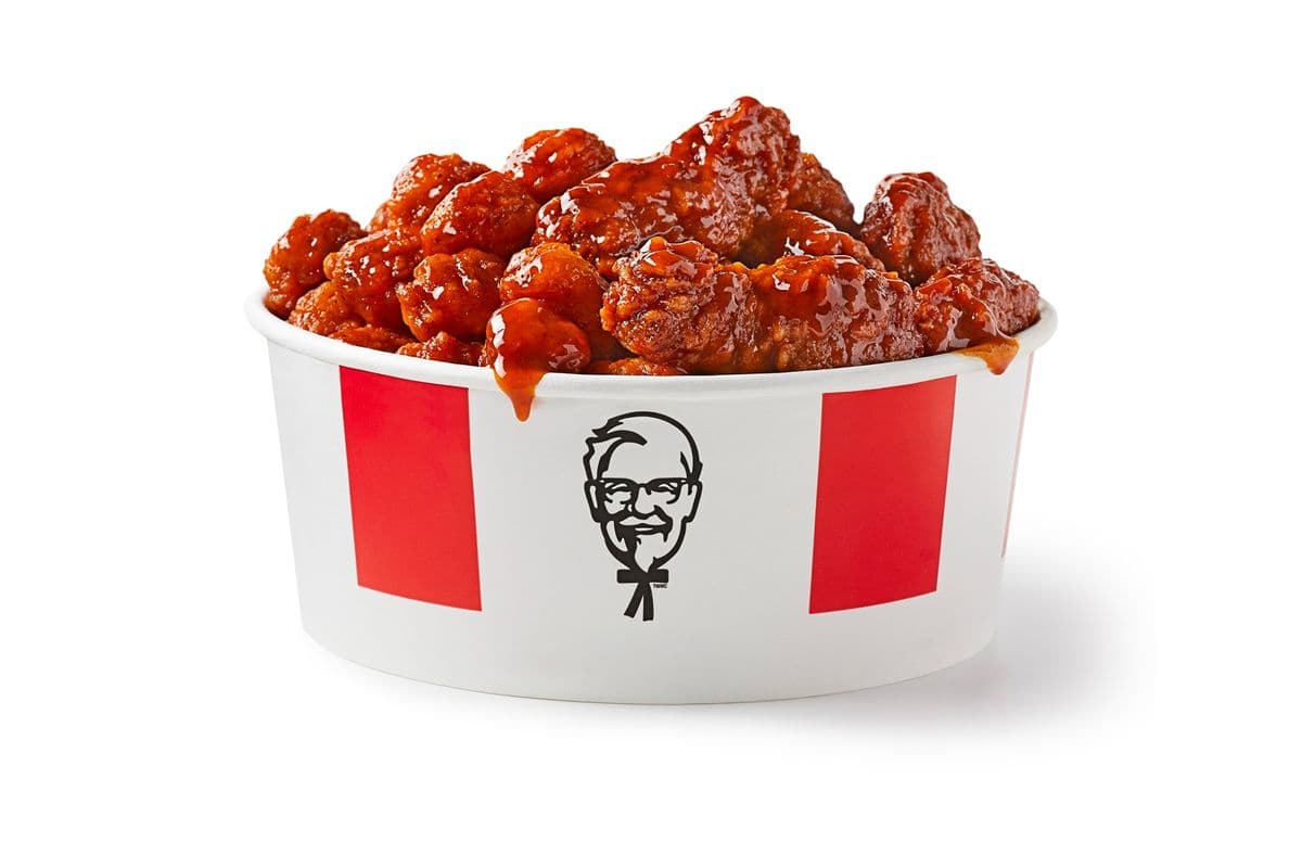 Zinger Drip Half Popcorn/Half Hot Wings Bucket