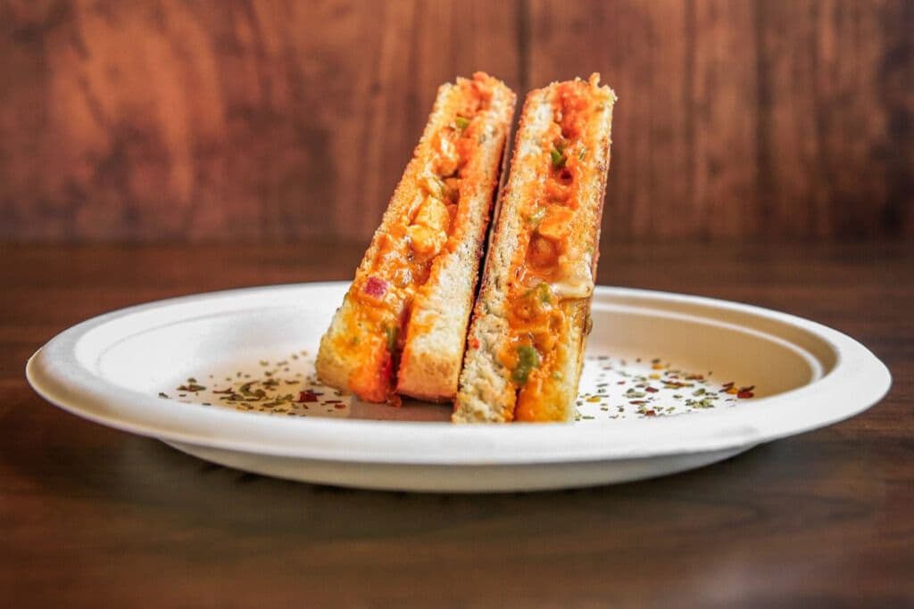 Schezwan Paneer Sandwich