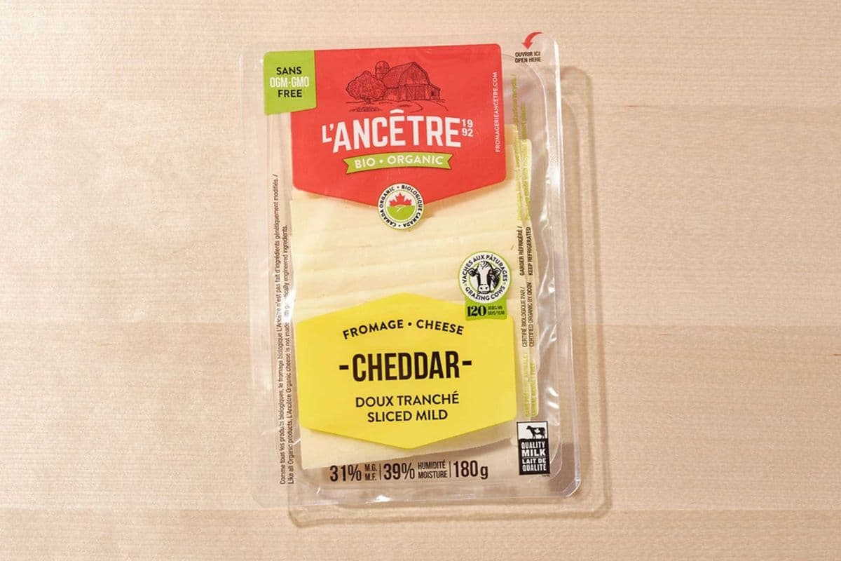 L'Ancetre, Sliced Cheddar (180 g)