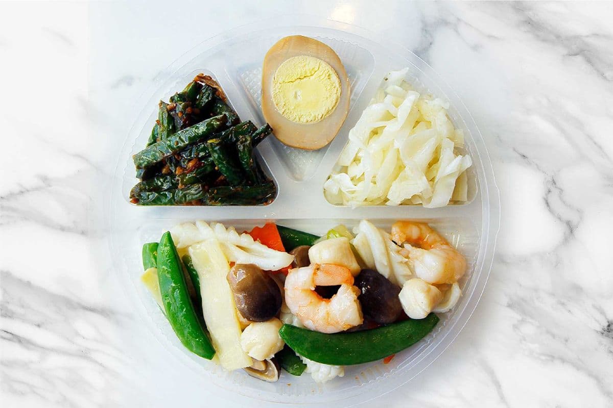 [Promo] Stir Fried Seafood Bento Box 炒三鮮便當