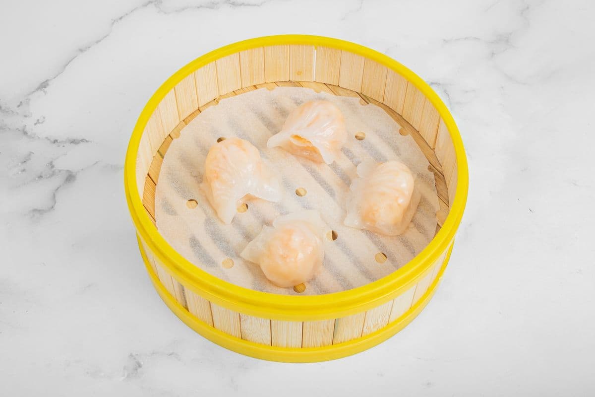 1. Steamed Pork Dumplings (4 pcs)