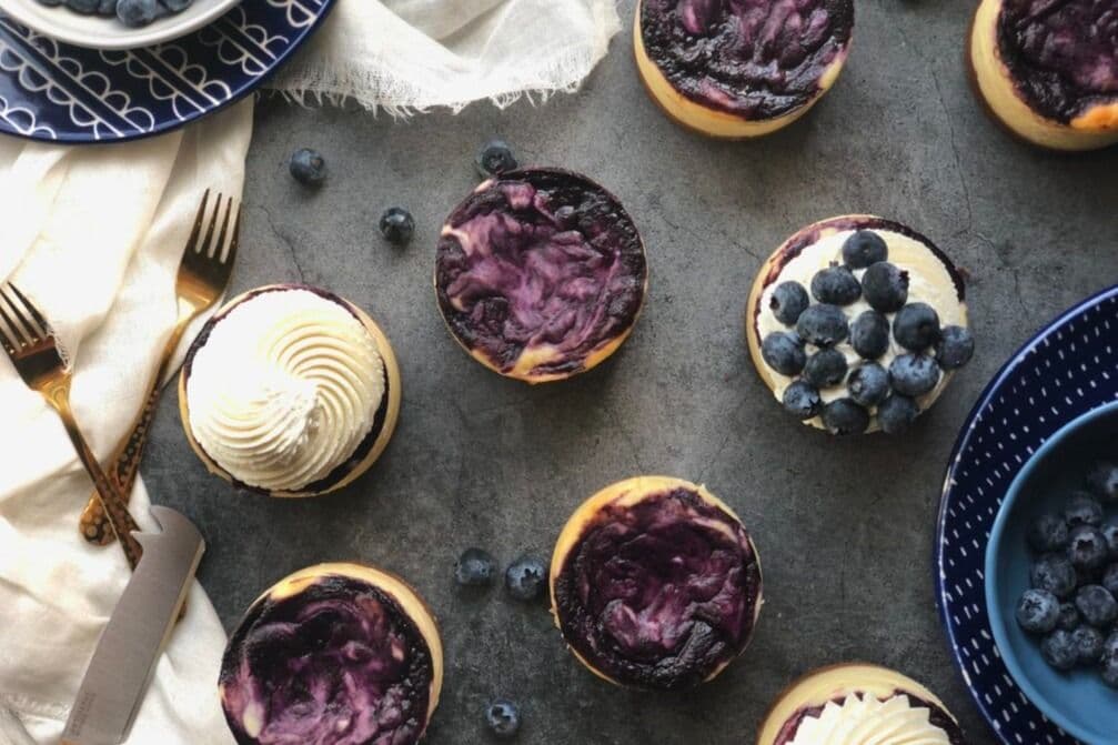 Mini Blueberry Cheesecake