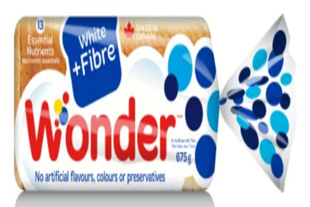 Wonder Bread White and Fibre (675g)