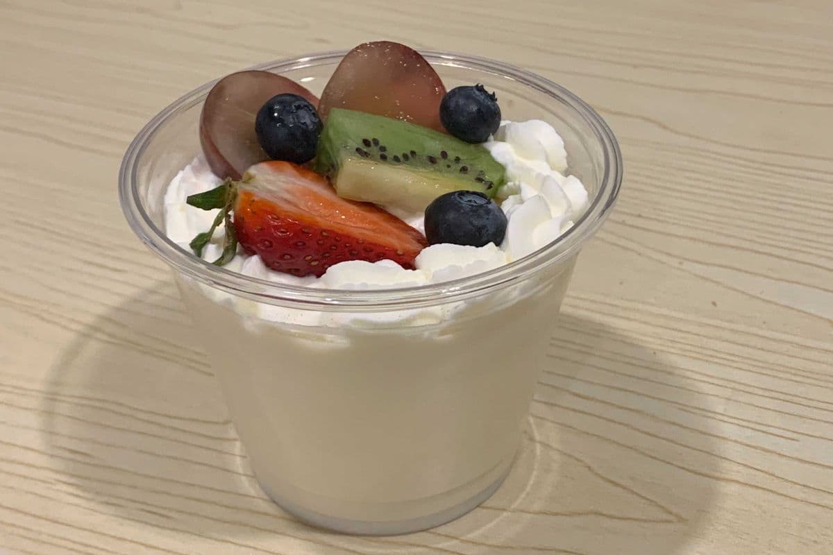 Panna Cotta with Fresh Fruit