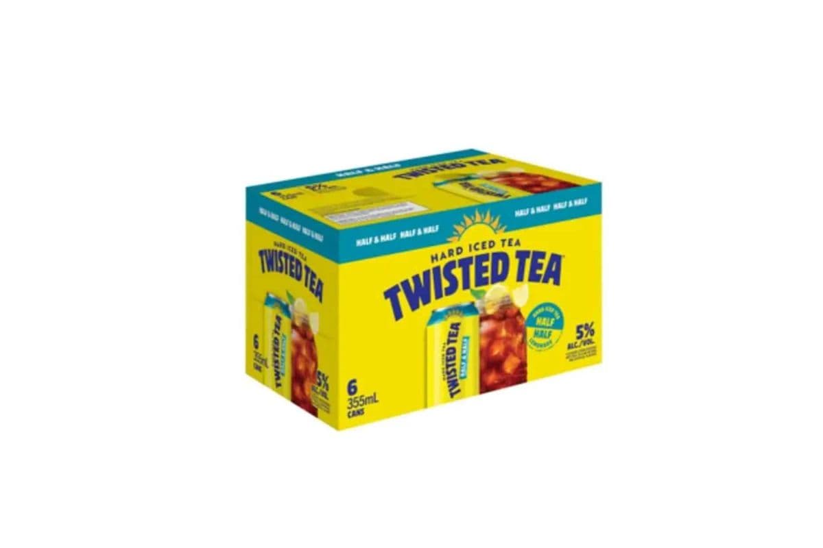 Twisted Tea Half & Half, 6pk-355ml cider (5.0% ABV) 6 ct (1 x 355 ml)