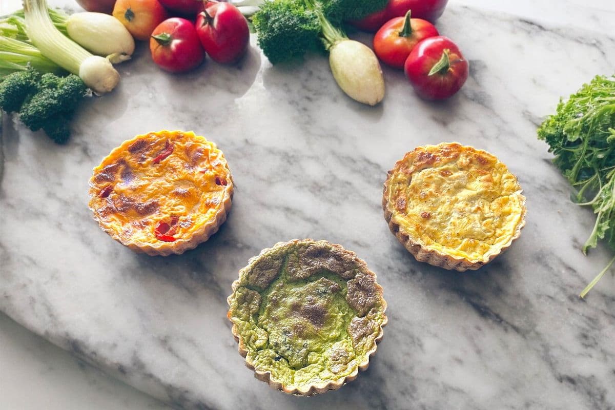 Spinach Quiche (4")