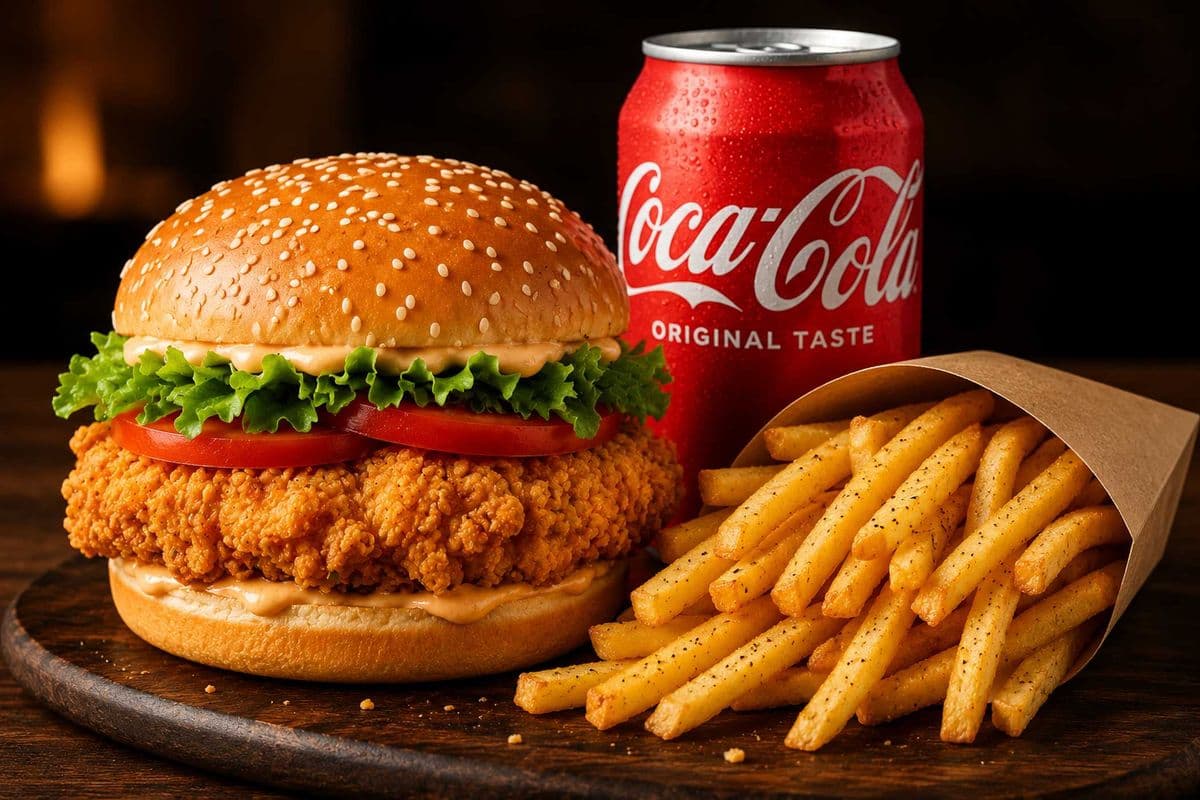Burger Combo (Fries & Pop)