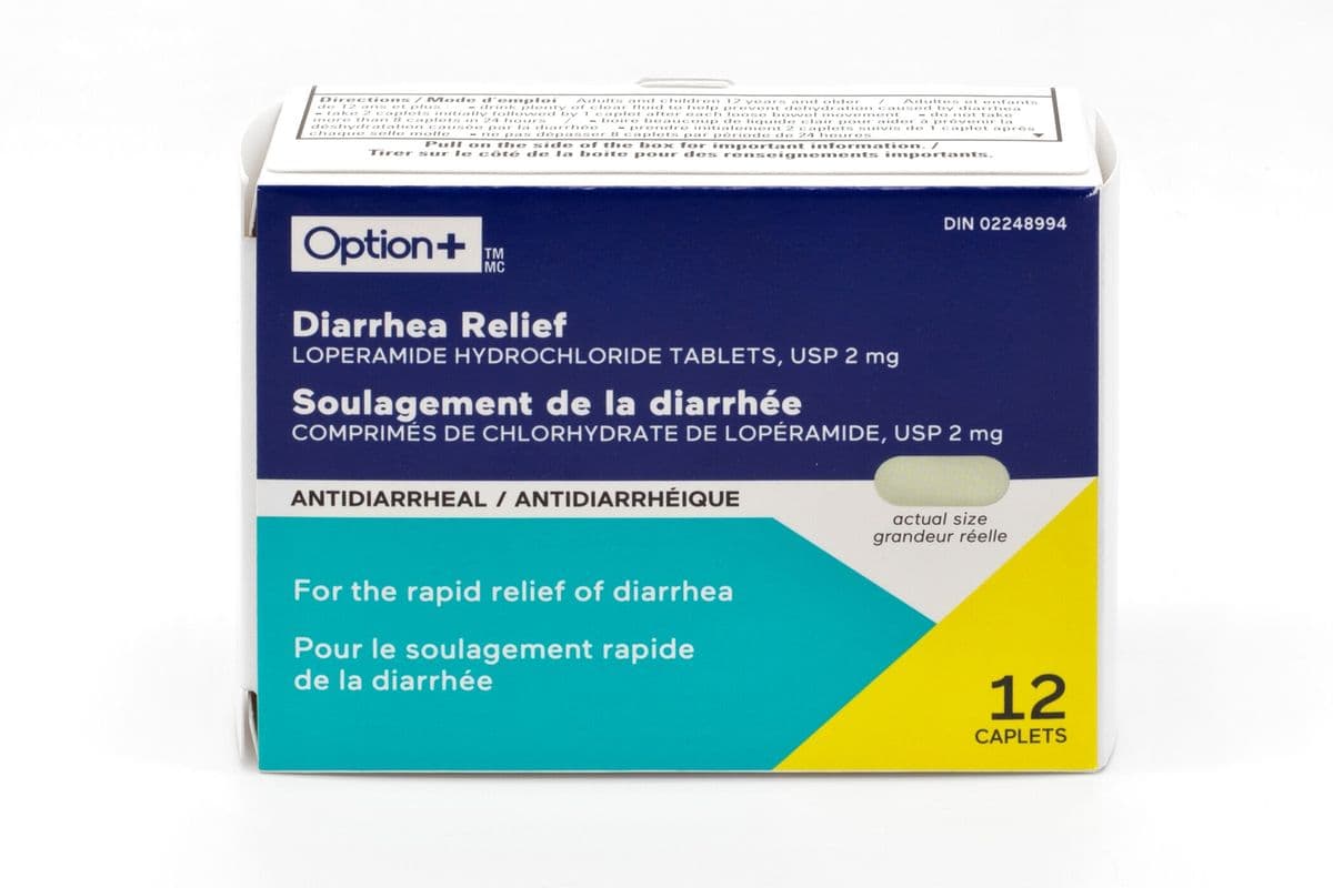 Option+ Diarrhea Relief (12 Caplets)