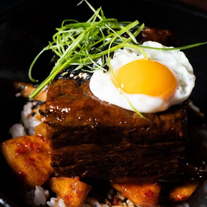 Pork Belly Rice Bowl