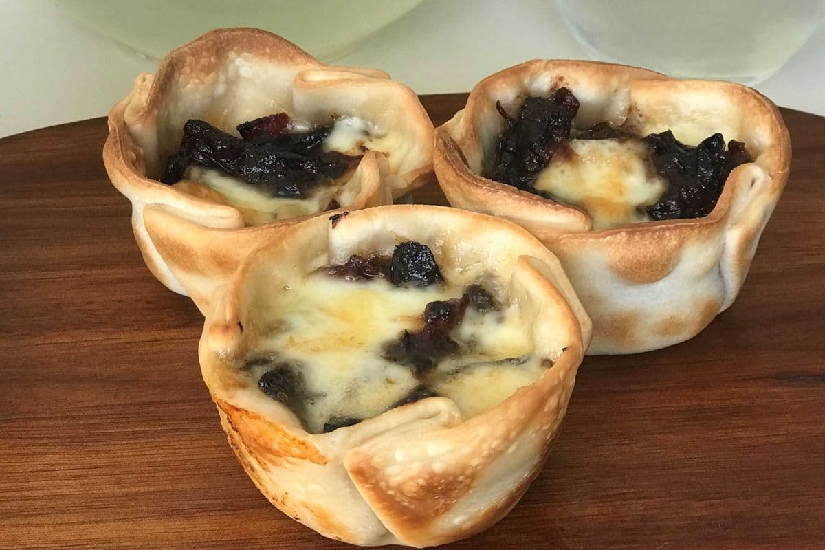 Cheese, Bacon, and Prunes (3 in Round)