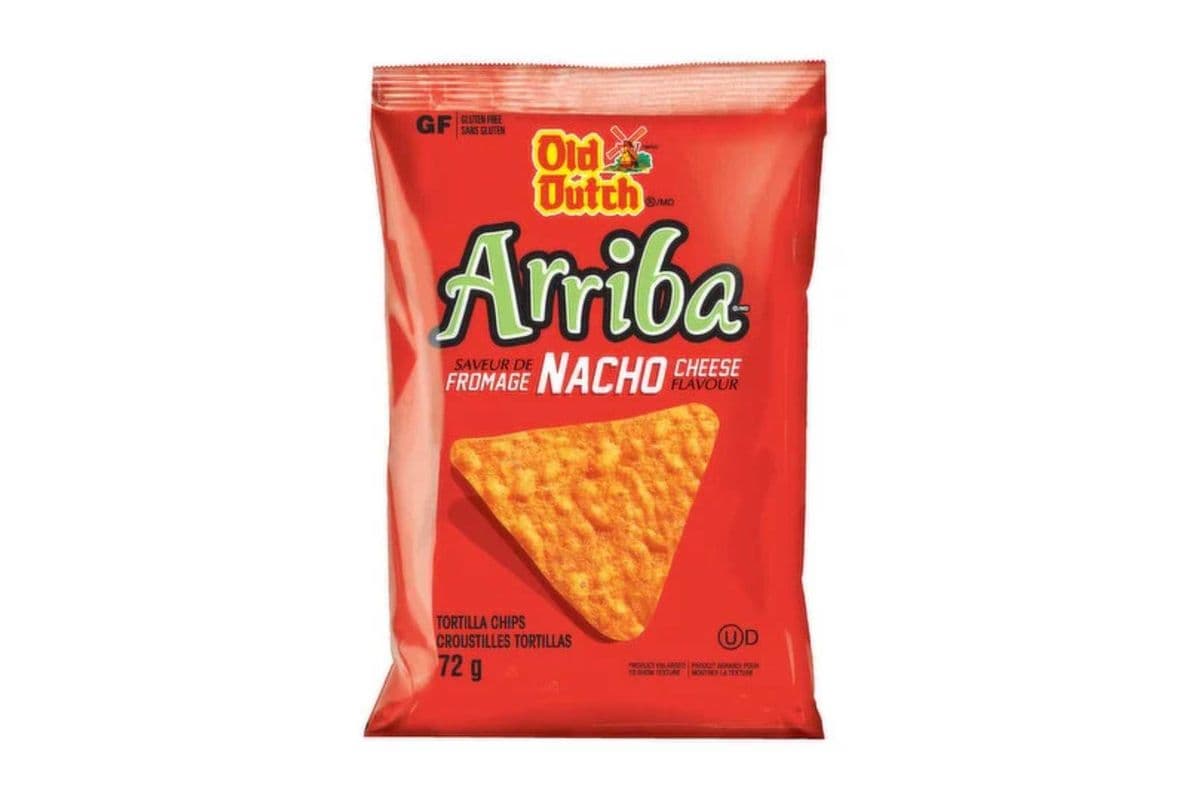 Old Dutch Tortilla Arriba Nacho Cheese Chips (72 g)