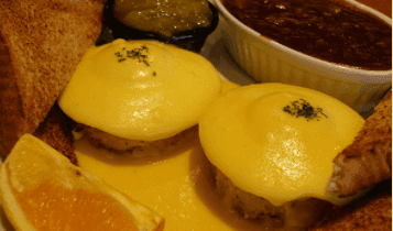Fish Cakes Benedict
