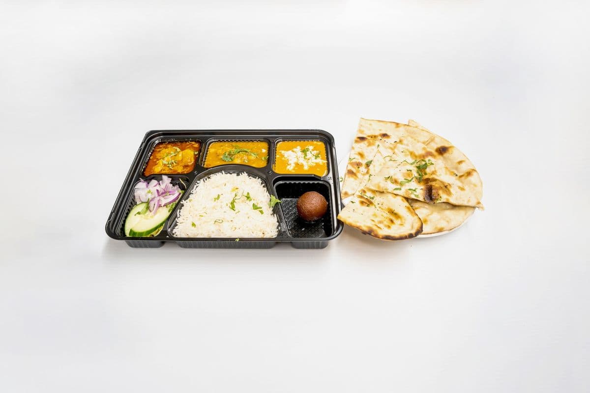 Thali with Naan