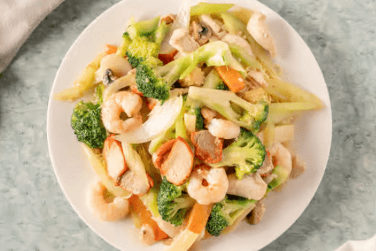 Chow Mein aux crevettes / Shrimp Chow Mein