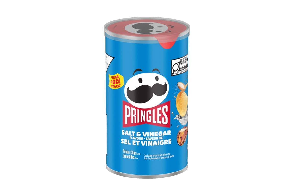 Pringles sel et vinaigre (68g) 77836 / Pringles Salt & Vinegar (68g) 77836