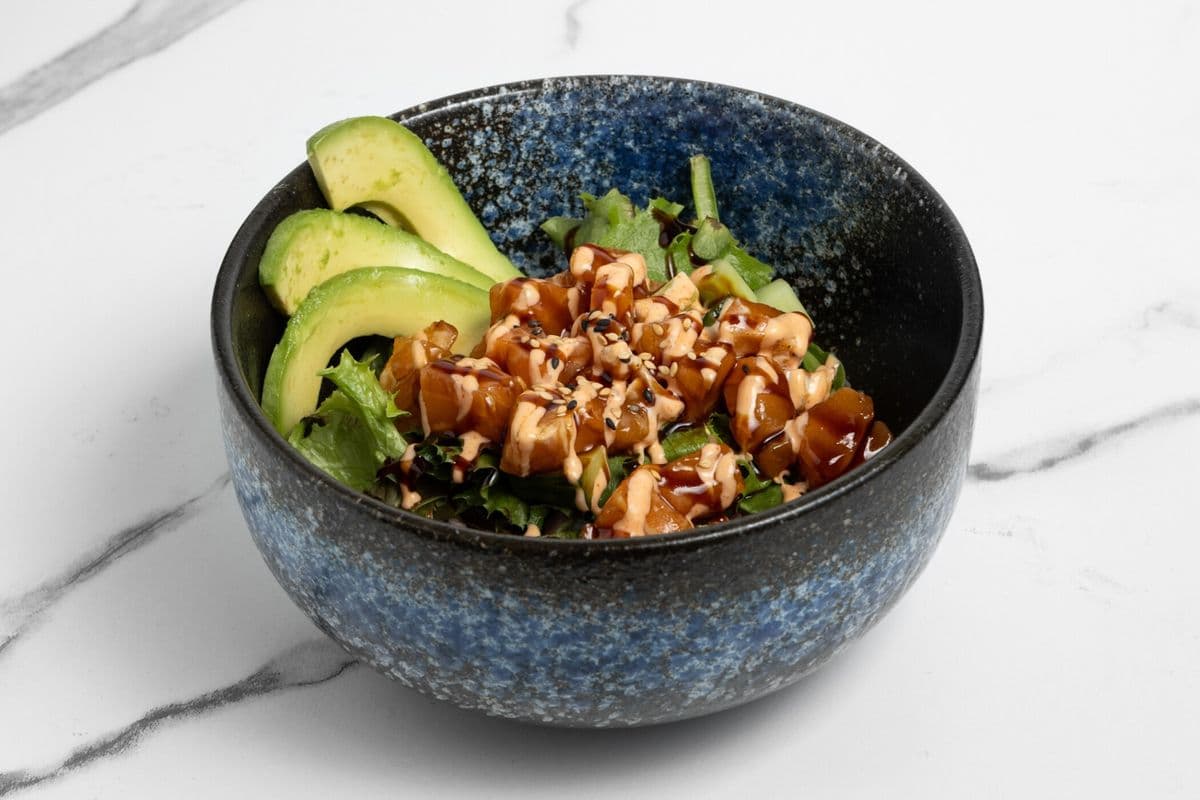 83. Salmon or Tuna Poke Bowls