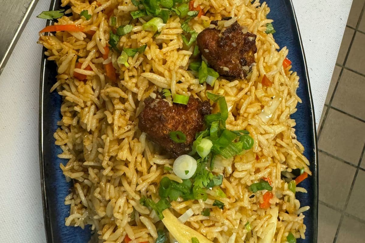 Vegetable Manchurian Fried Rice