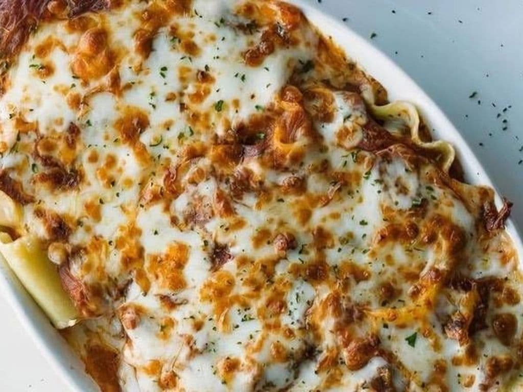Lasagne gratinée au four / Oven-Baked Lasagna Au Gratin