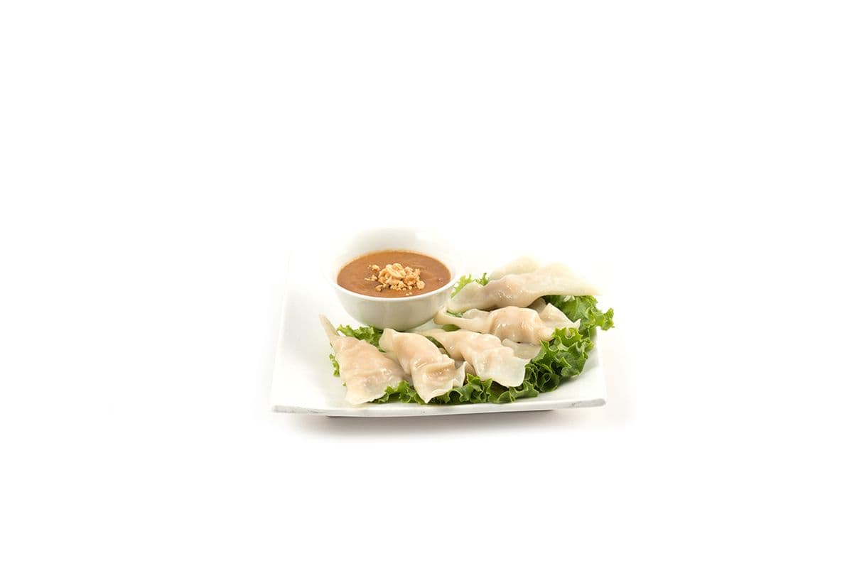 16. Dumpling aux crevettes avec sauce arachide / Shrimp Dumpling with Peanut Sauce