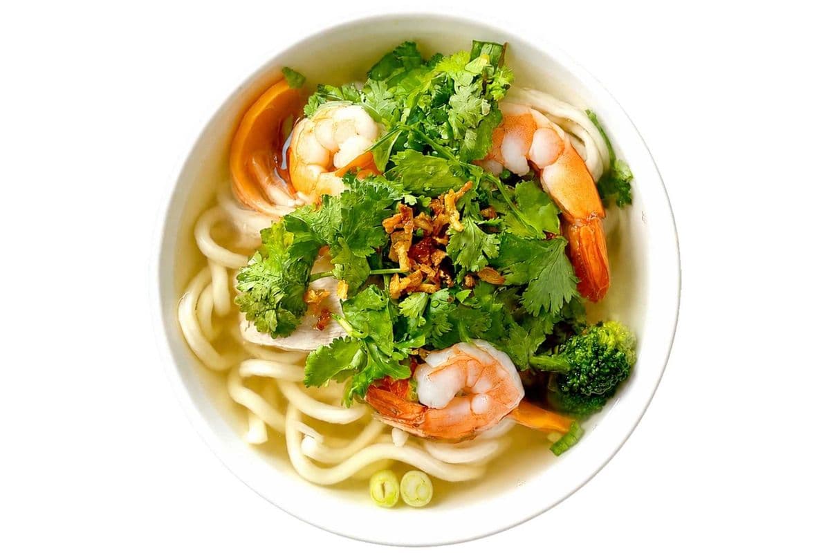 22. Vietnamese Shrimp Udon Noodle Soup
