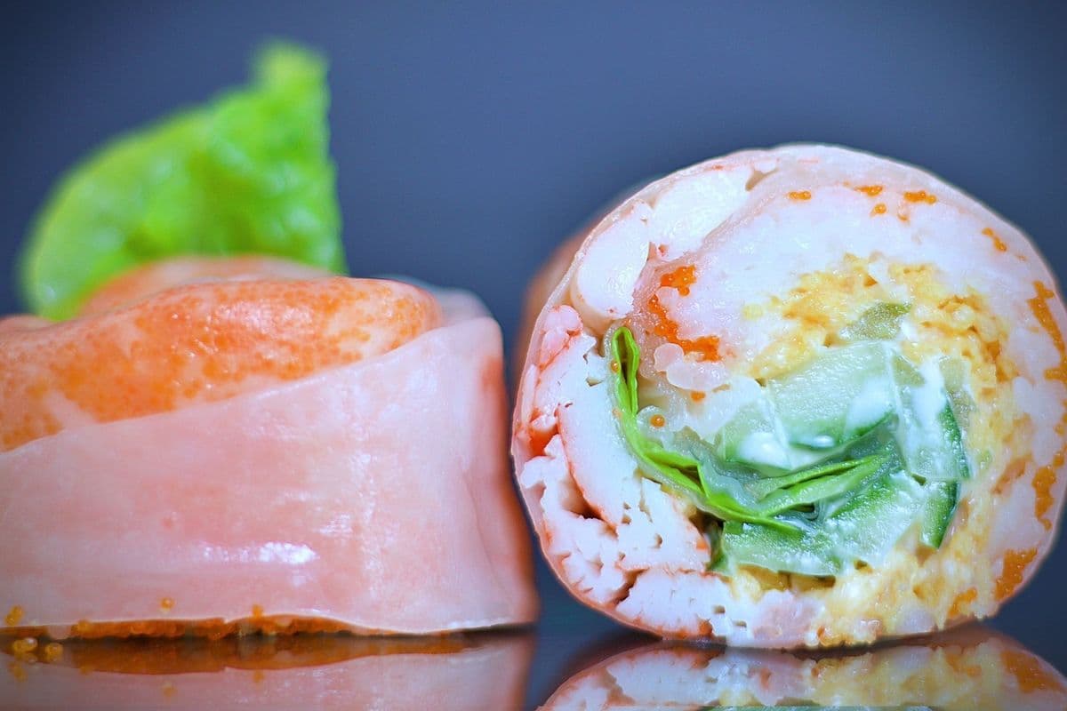 Maki du printemps au saumon