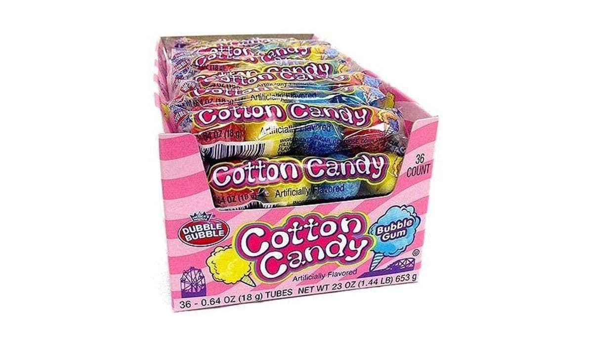 Dubble Bubble Cotton Candy Gum Balls - USA