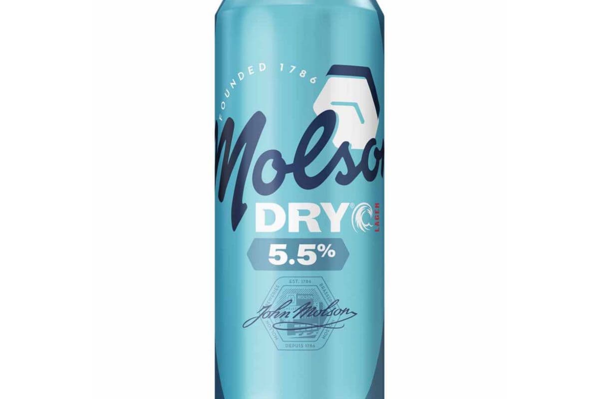 Molson dry 740 ml (1 x 740 ml)
