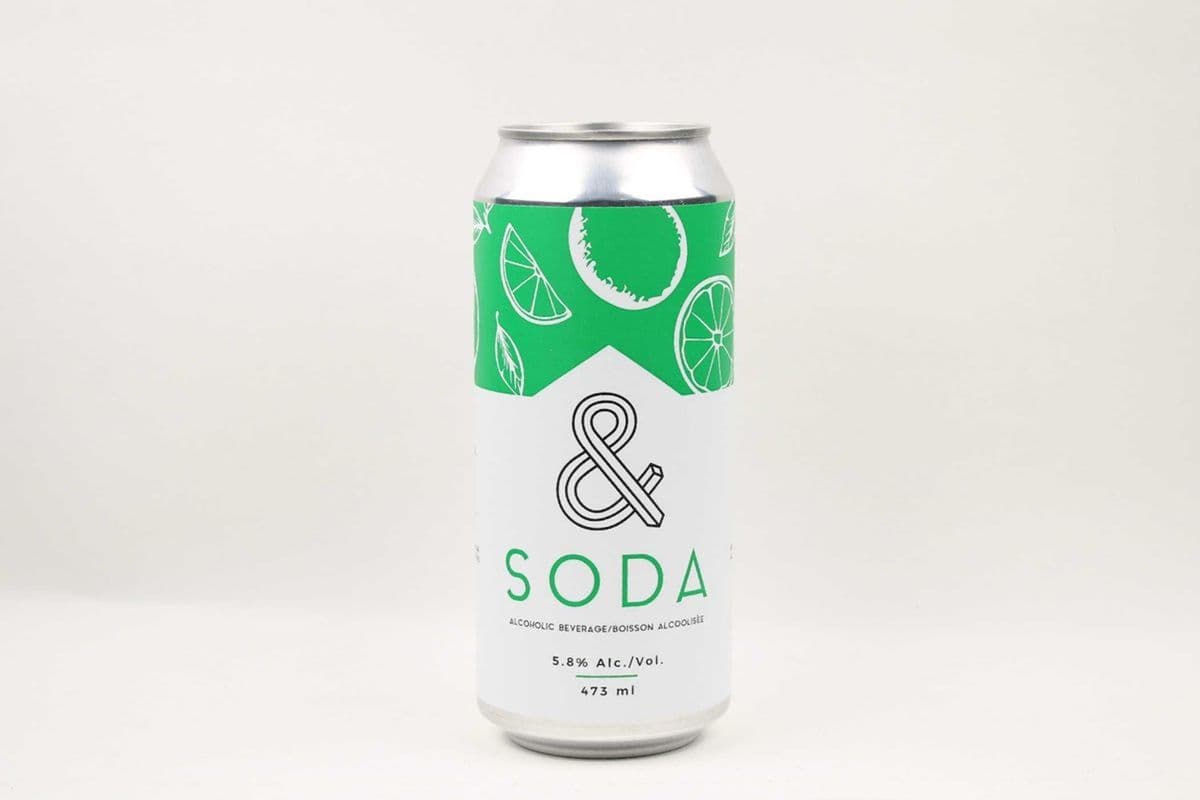 And Soda Vodka Lime (1 x 473 ml)