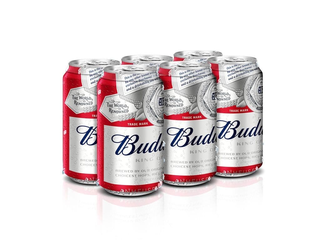 6 Pack - Budweiser (6 x 355 ml)