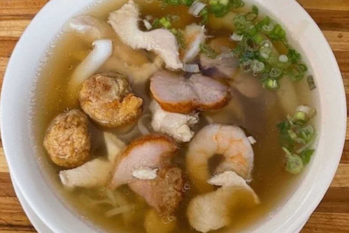 22. Combo Egg Noodle Soup