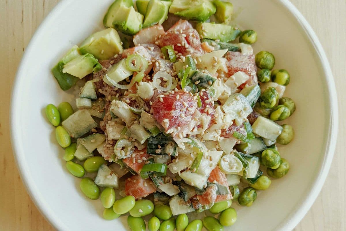 Wasabi Salmon & Kanikama