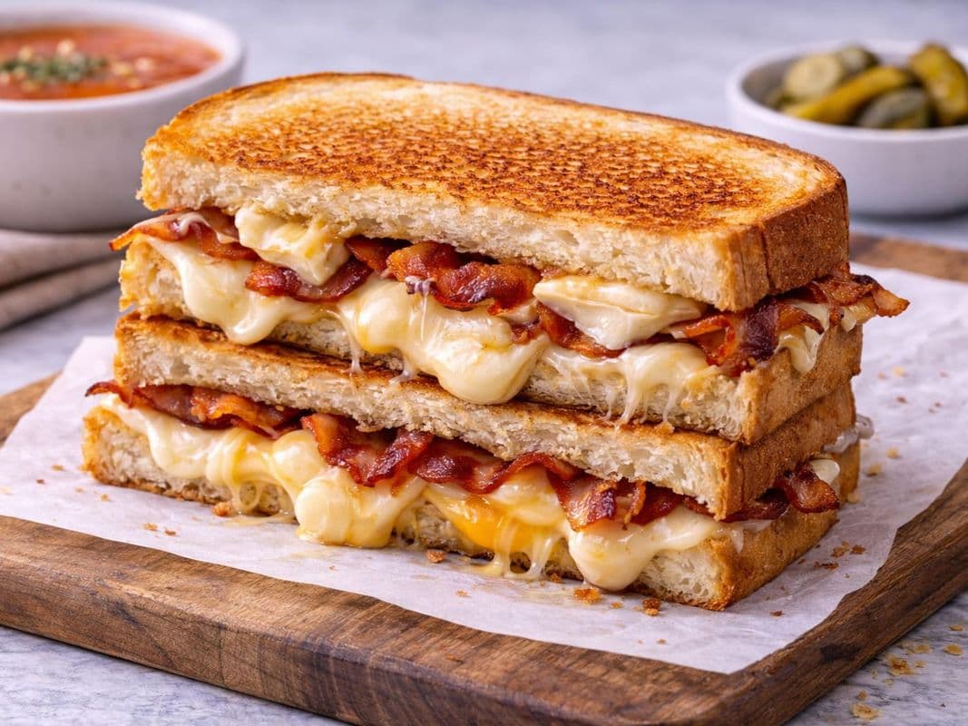 Bacon Brie Grilled Cheese